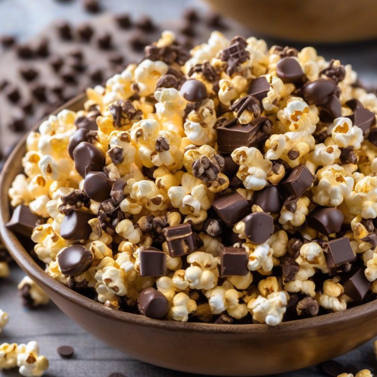 Chocolate Peanut Butter Popcorn Recipe: Sweet & Salty Snack Perfection ...