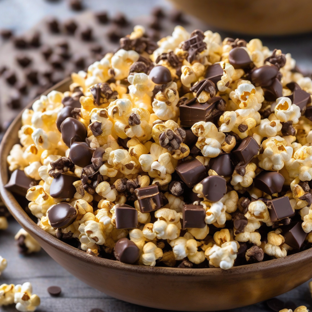 Chocolate Peanut Butter Popcorn Recipe: Sweet & Salty Snack Perfection ...