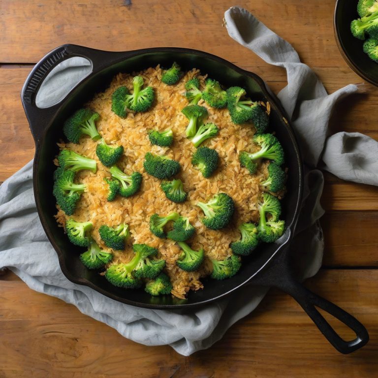 Patched Rice Cotton Patch Broccoli Rice Casserole Recipe: Creamy Comfort Food ...