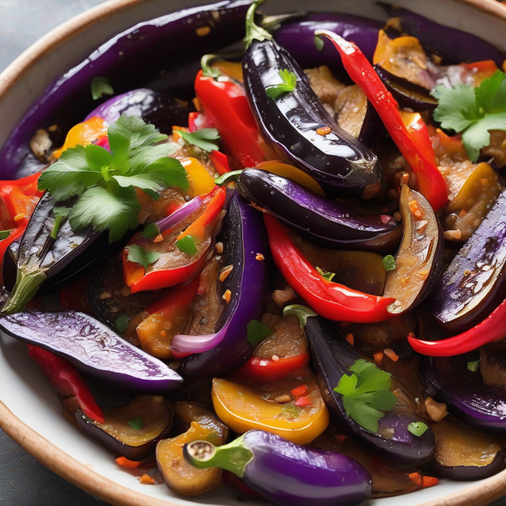 Eggplant And Pepper Recipe Roasted To Perfection In 30 Minutes Photo Inspiration