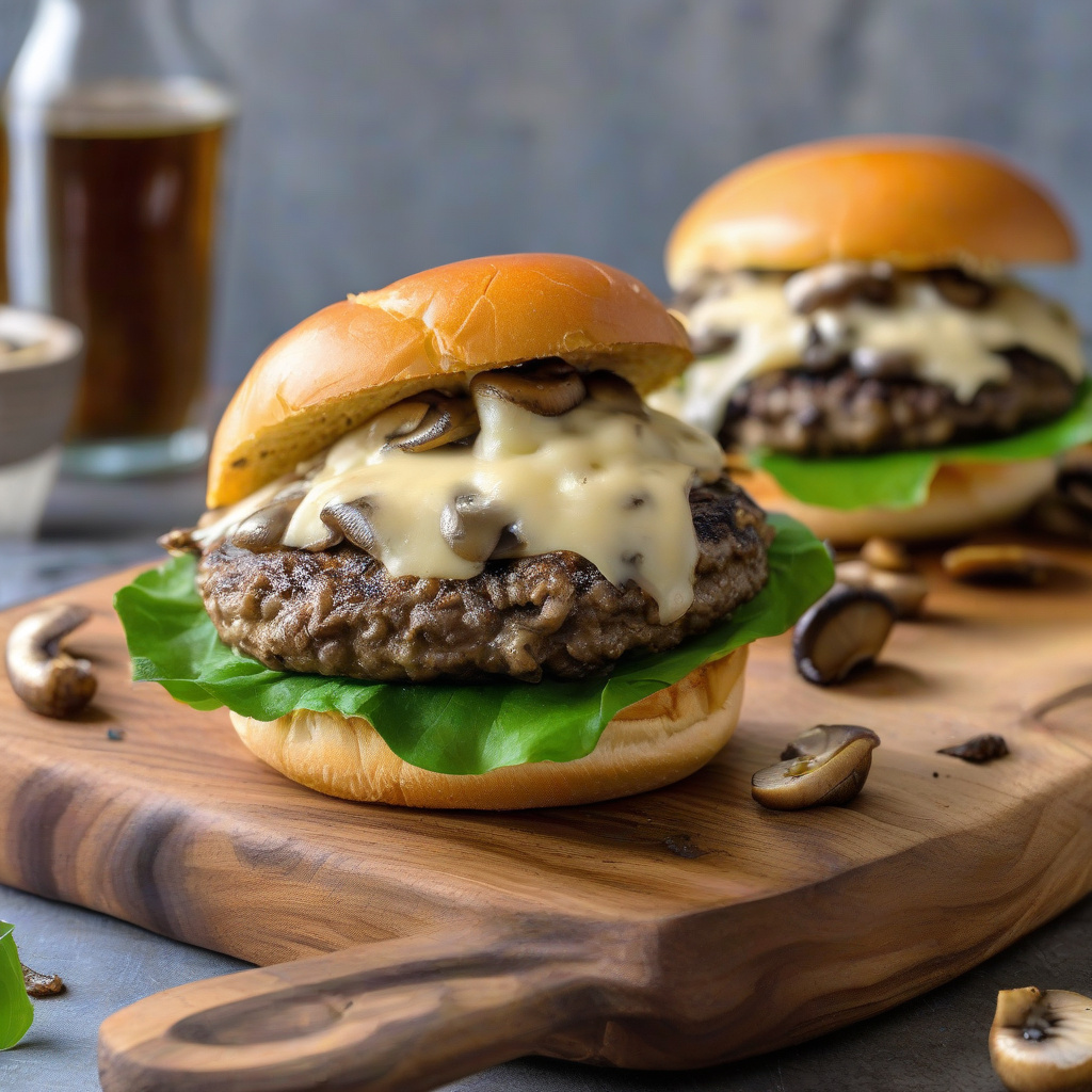 Rally’s Mushroom Swiss Burger Recipe: Juicy Flavor in Every Bite - 90 ...