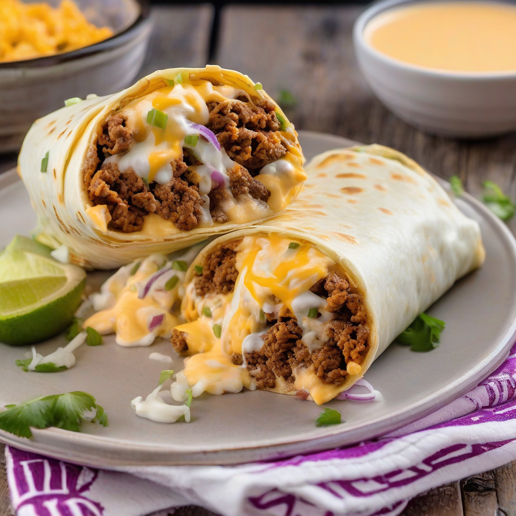 Taco Bell Beefy Melt Burrito Recipe: Restaurant-Quality Copycat at Home ...