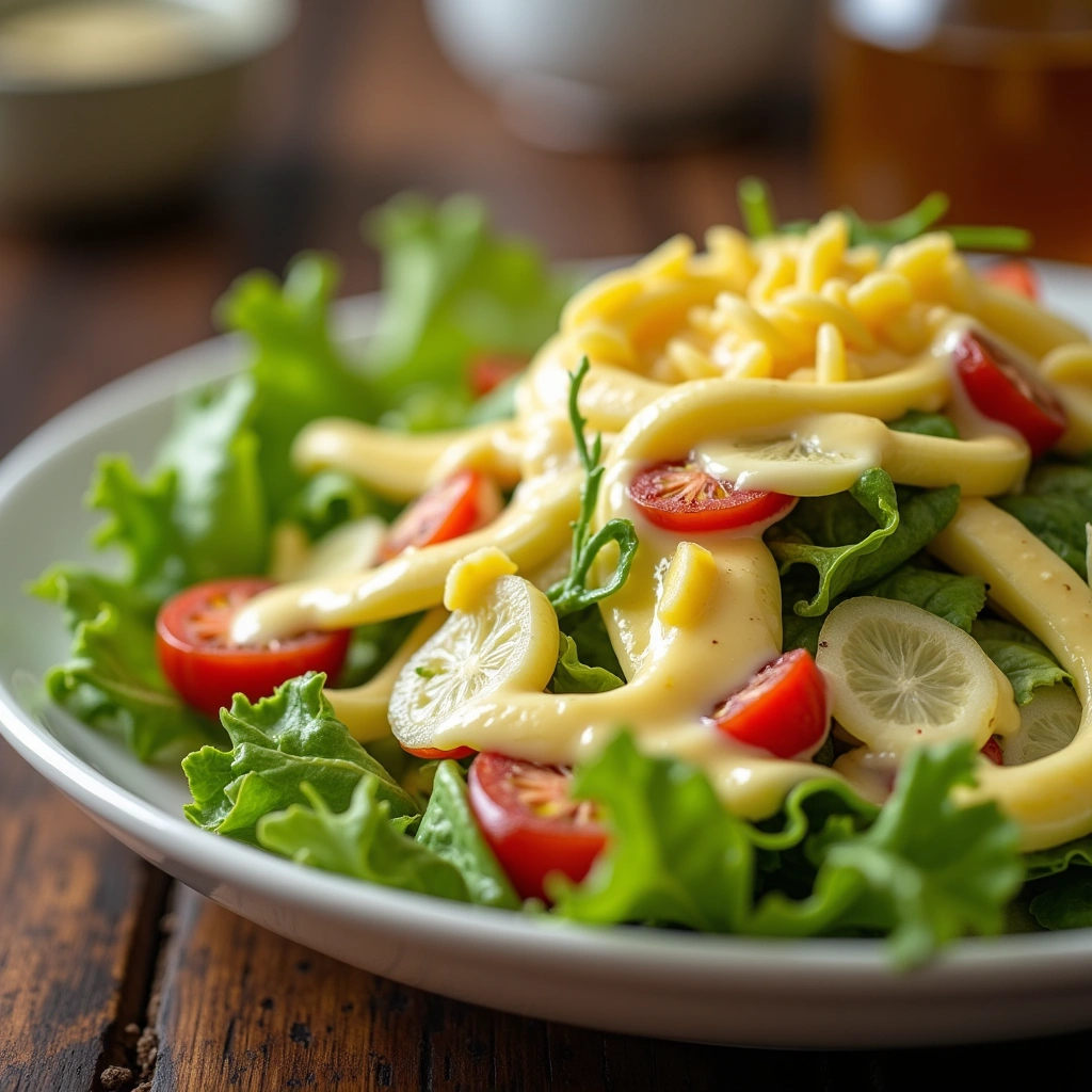 Lemon And Mayo Salad Dressing