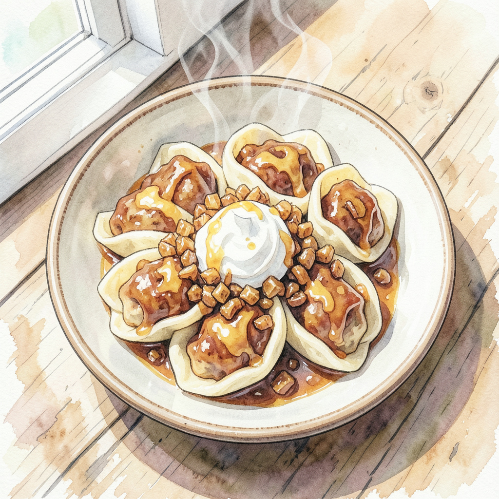 Perouges Pancake Perogie Recipe: Pan-Seared Perfection with Butter - 90 Recipes