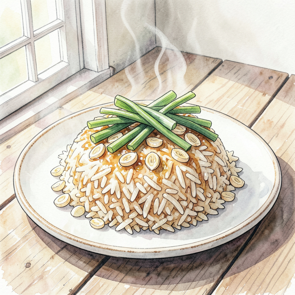 Scallion Rice Recipe Scallion Rice Recipe: Flavorful Side Dish in Minutes - 90 Recipes