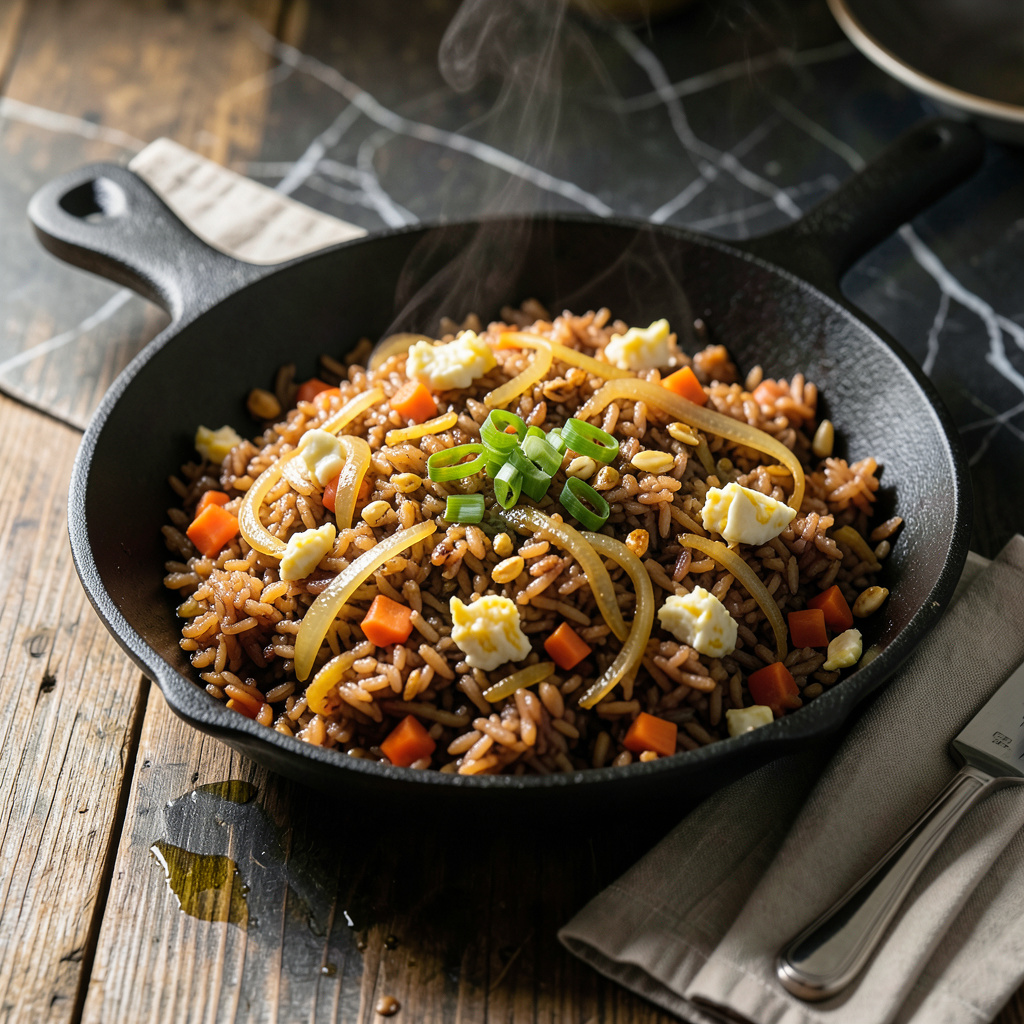 Brown Fried Rice Recipe: Crispy and Savory Wok-Fried Bites - 90 Recipes